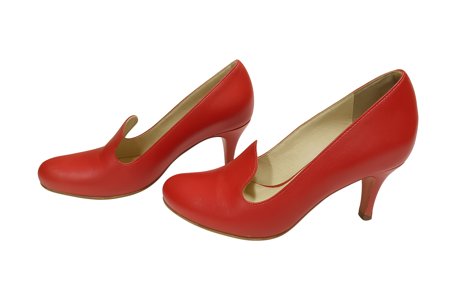 Zapatos de tacón rojos