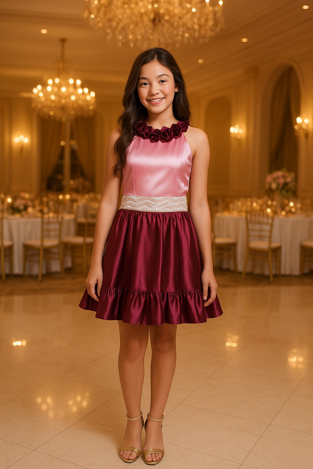 Vestido de fiesta juvenil
