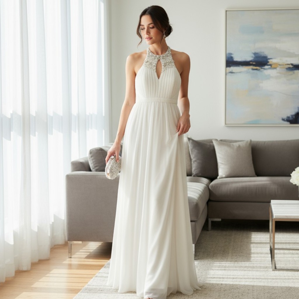 Vestido largo elegante