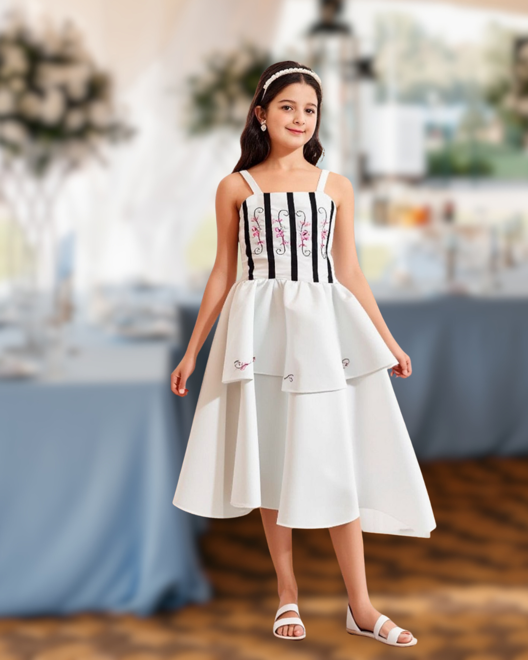 Vestido infantil elegante