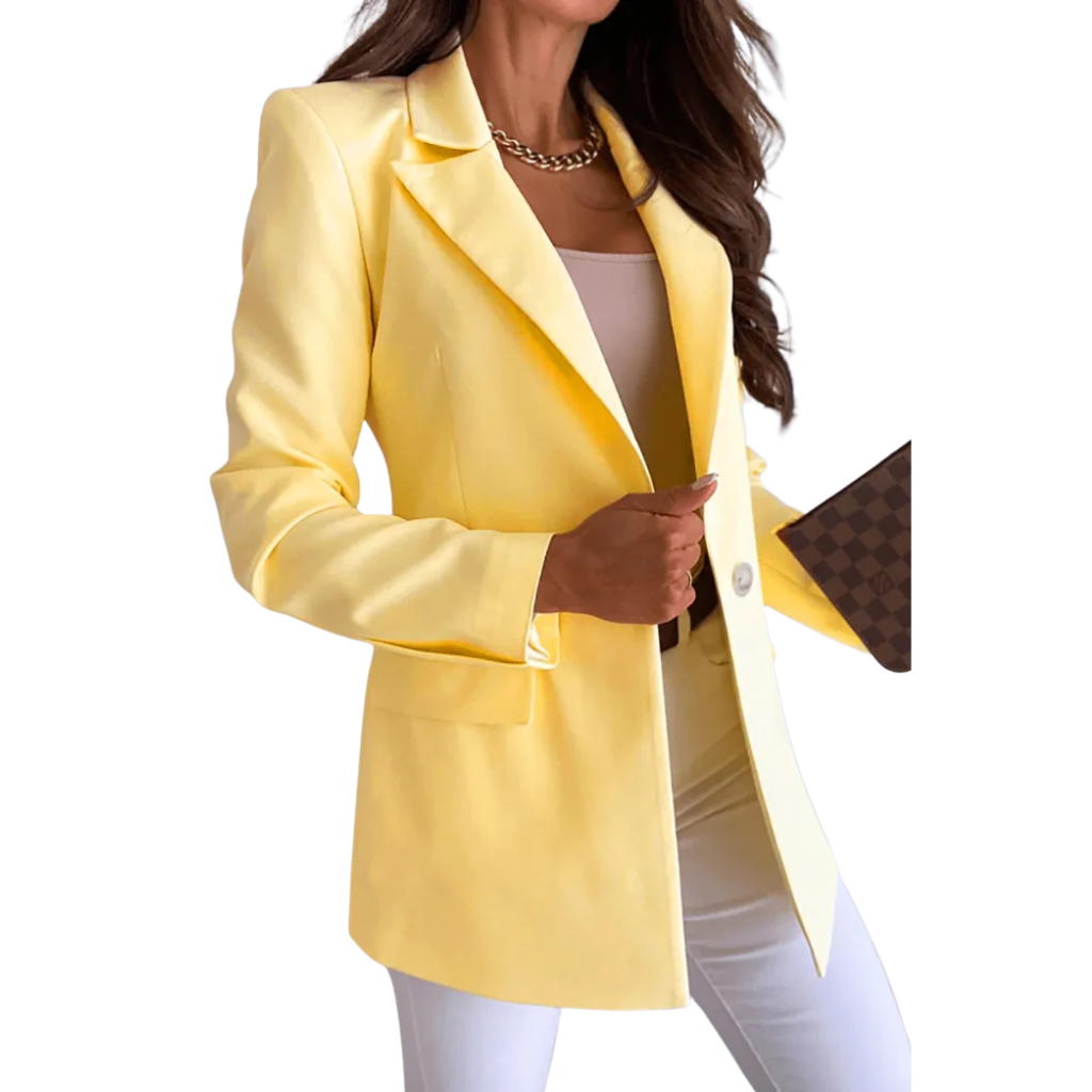 Women's Yellow Blazer