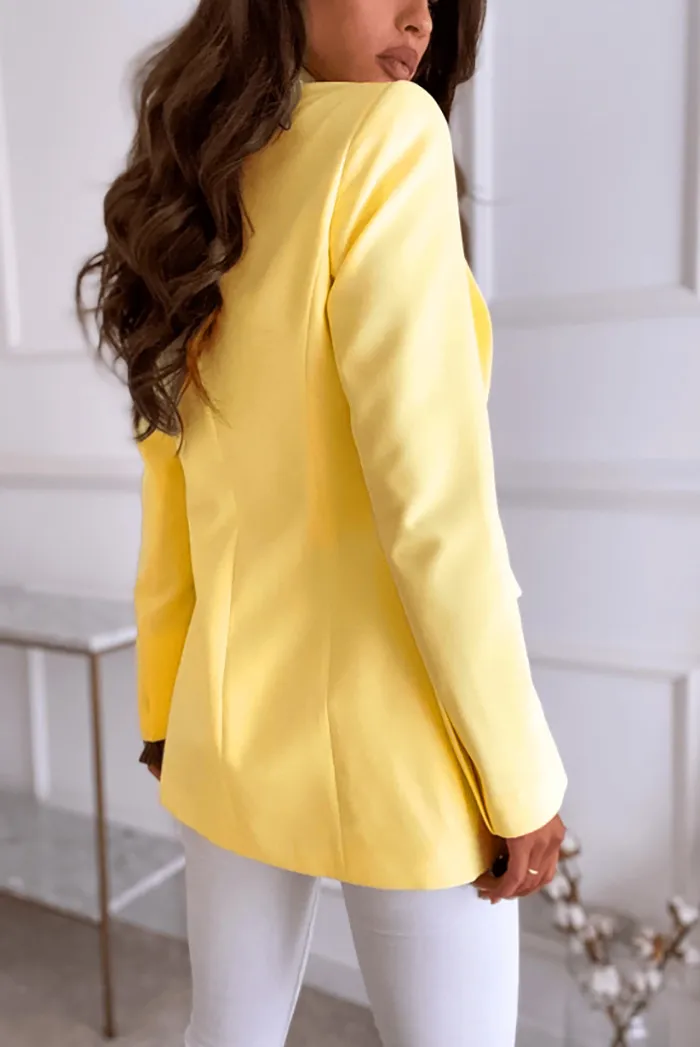 Women's Yellow Blazer