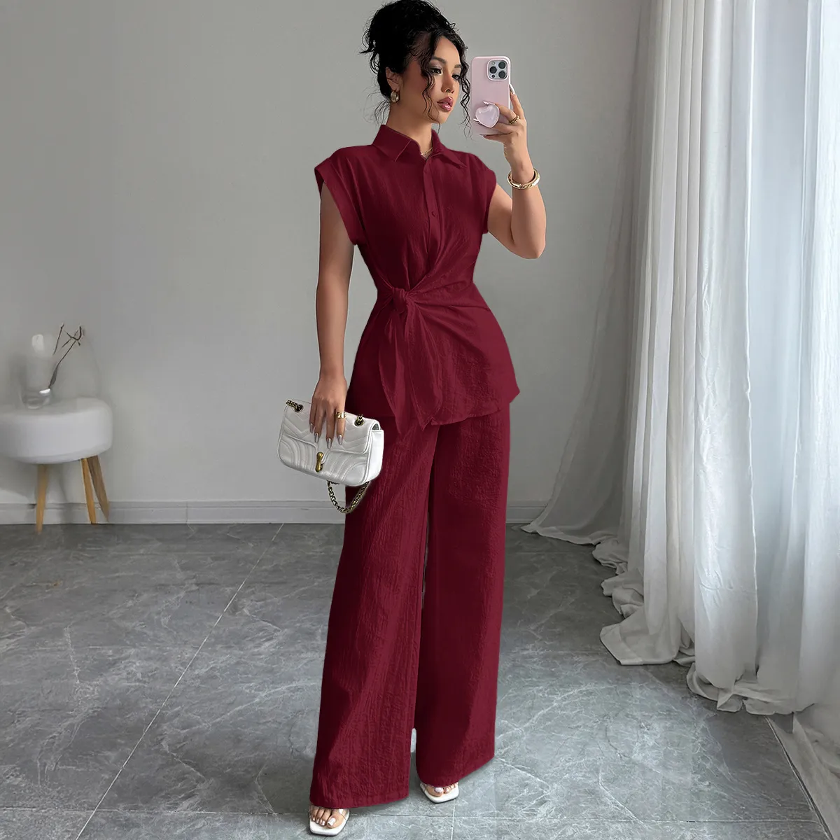 Two-Piece Linen Set