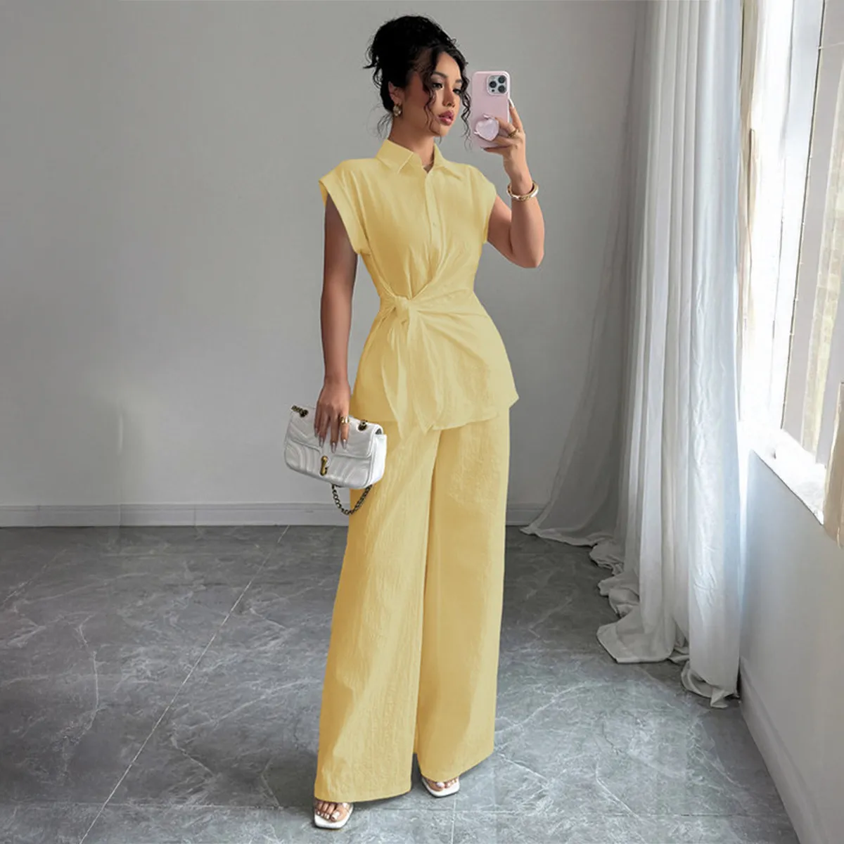 Two-Piece Linen Set