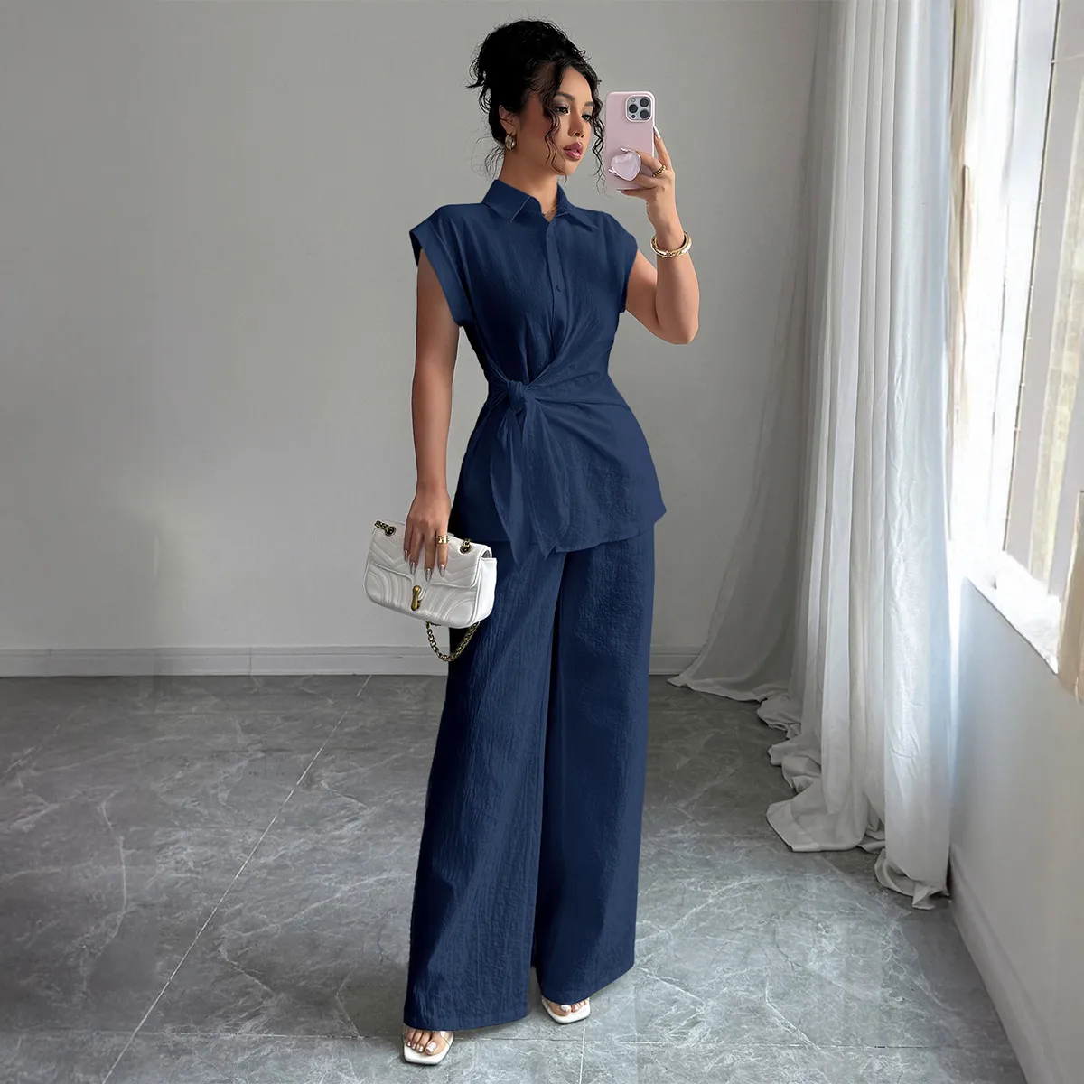 Two-Piece Linen Set
