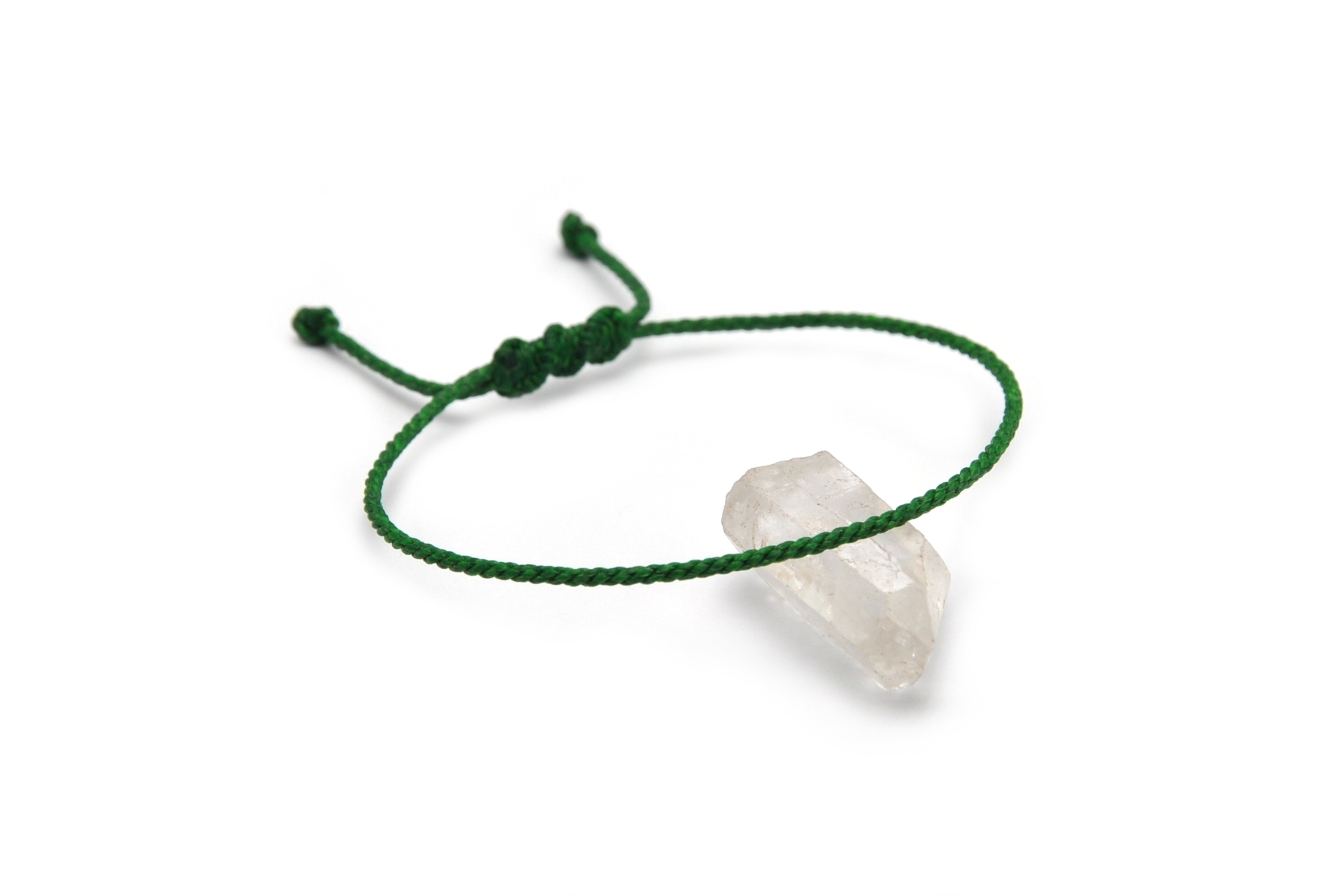  Bracelet Vert Modèle Corde Tressé Main Avec Du Fil Ciré Résistant à l' Eau & Ajustable Avec Un Nœud Coulissant