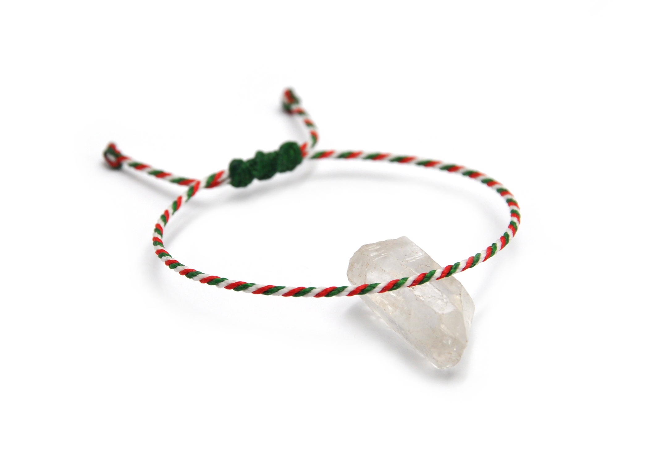  Bracelet Vert Rouge & Blanc Modèle Corde Tressé Main & Ajustable. Couleur Drapeaux Italie Algérie Bulgarie Hongrie Iran.