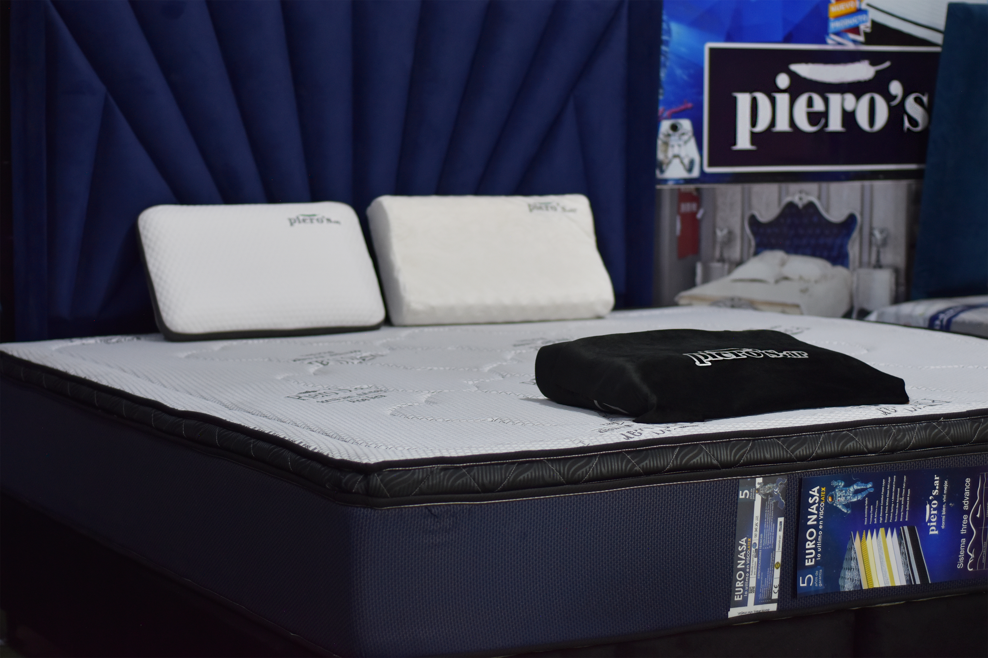 Colchón Moderno Azul