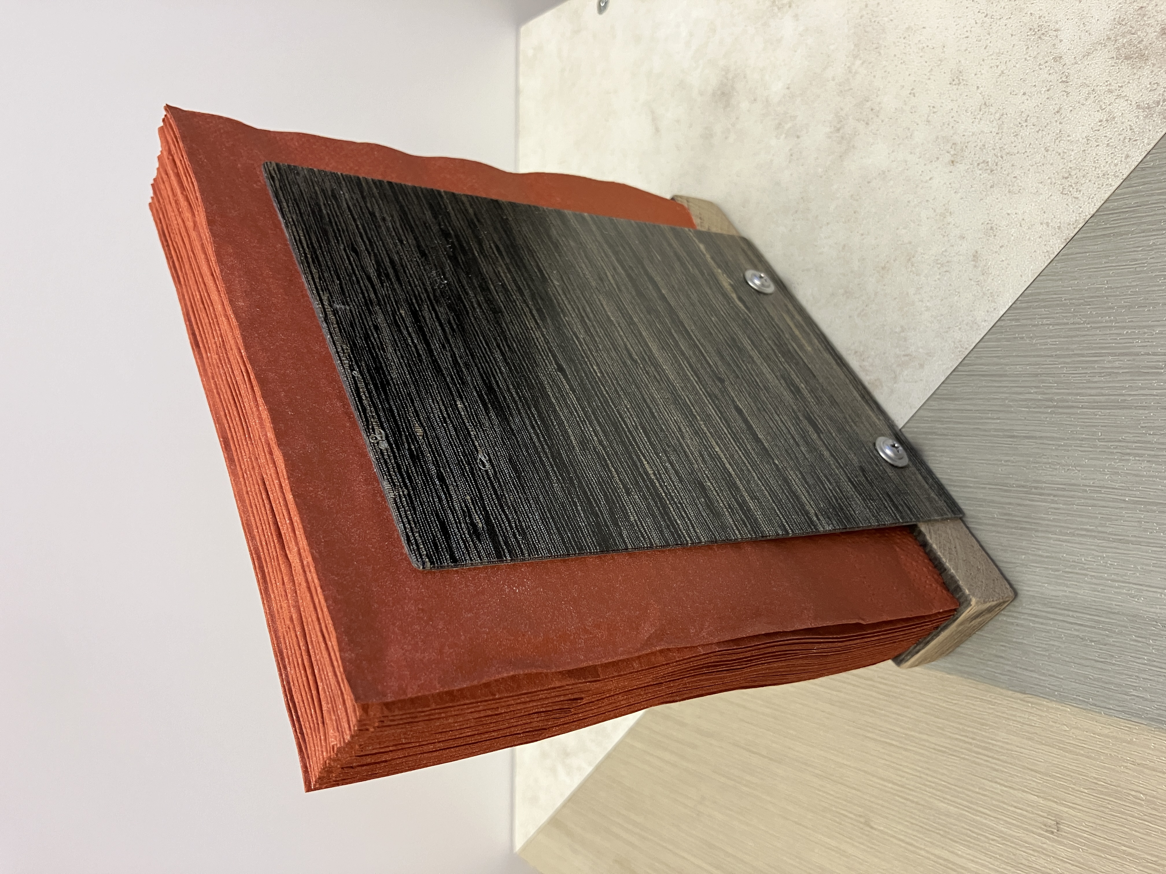 Dual Grain Napkin Holder