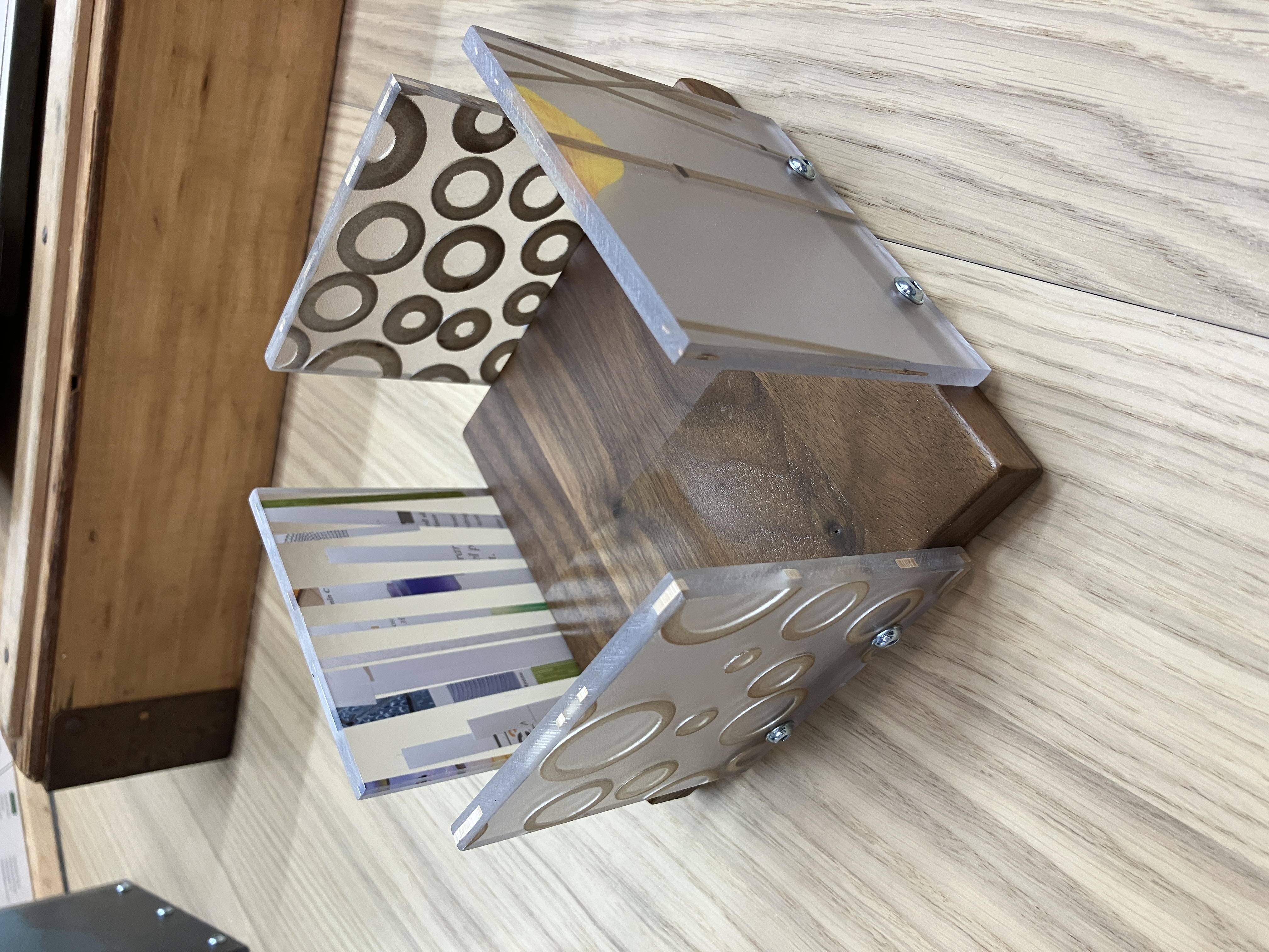 Constellation Wooden Napkin Holder