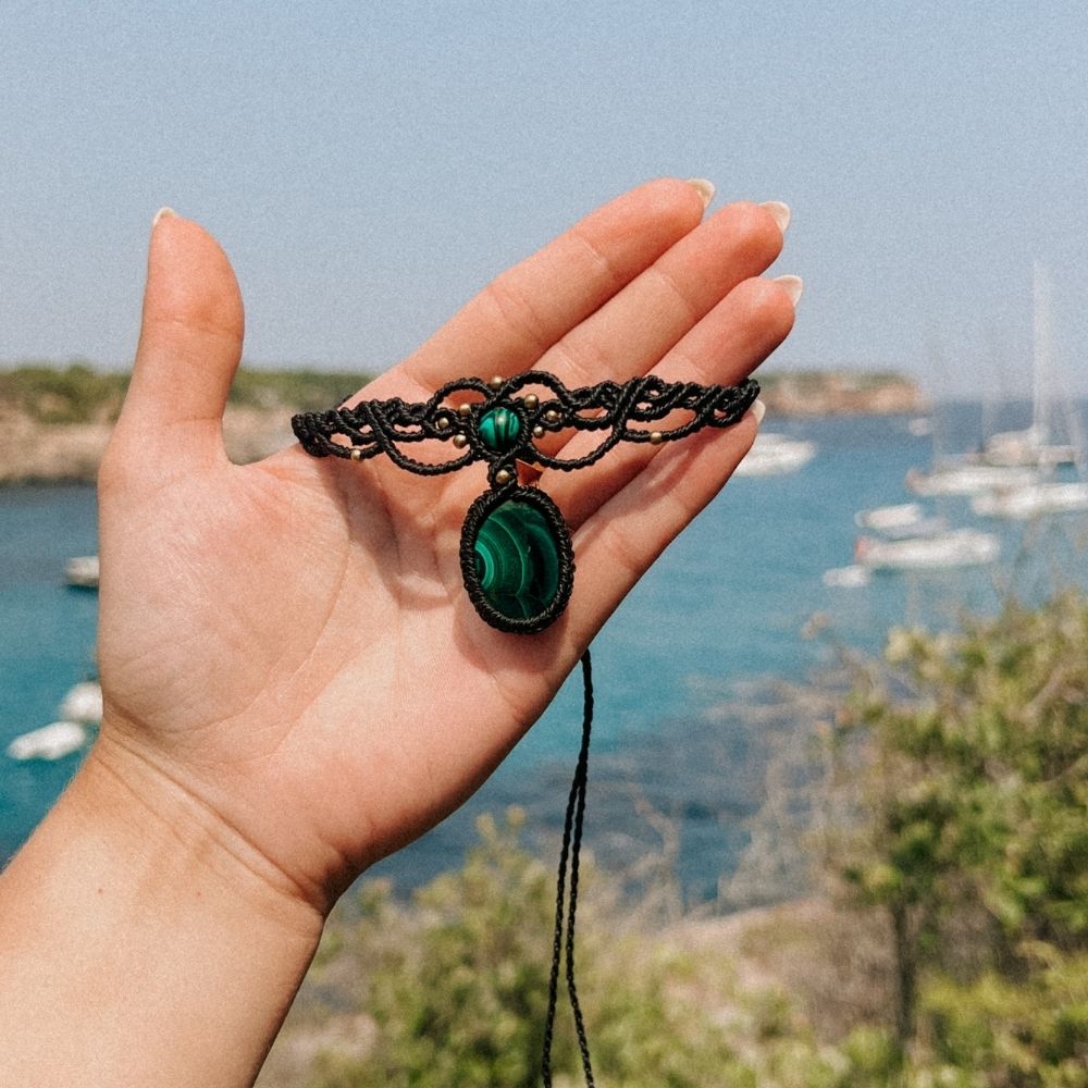 Malachit Amulett