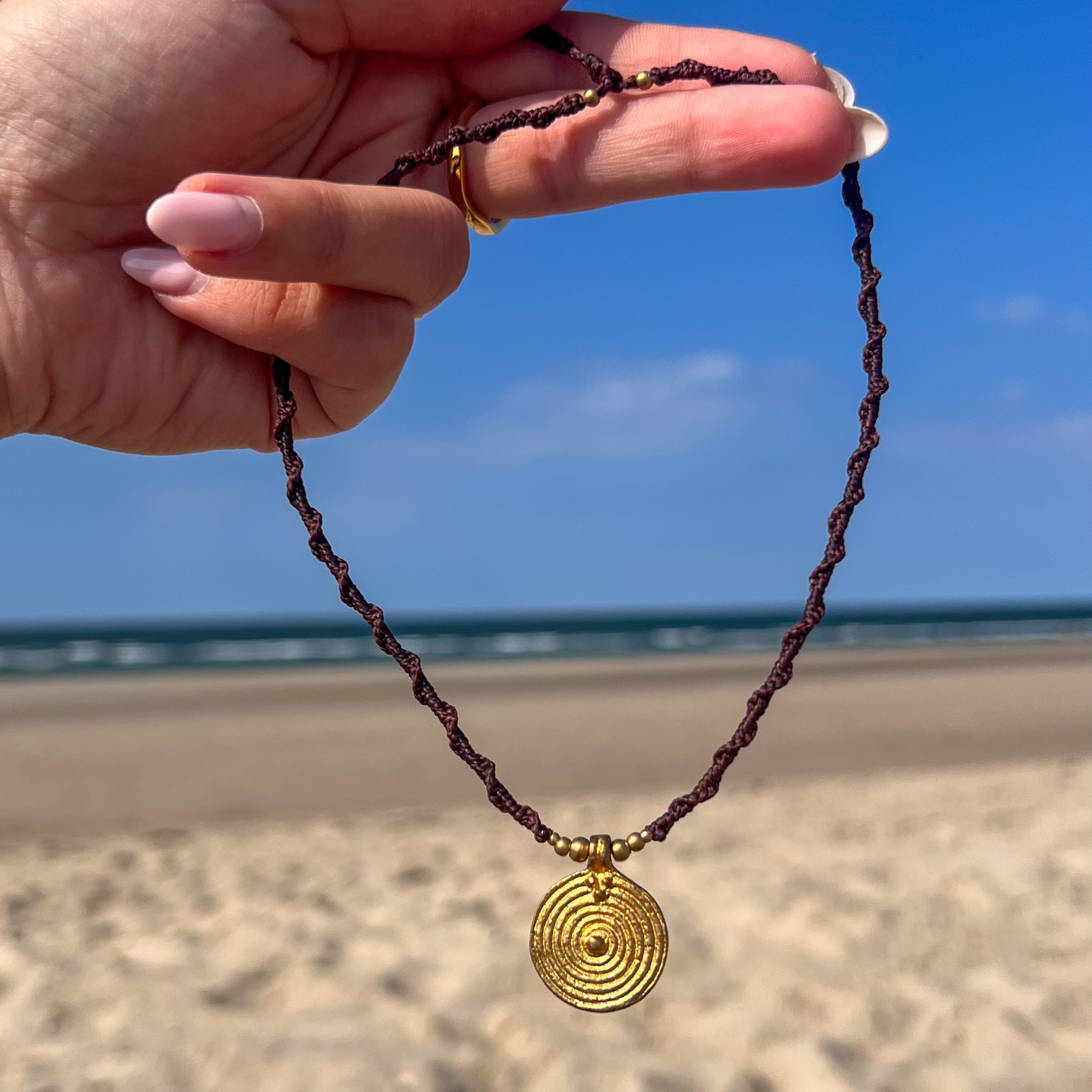 Halskette mit Lebensspirale