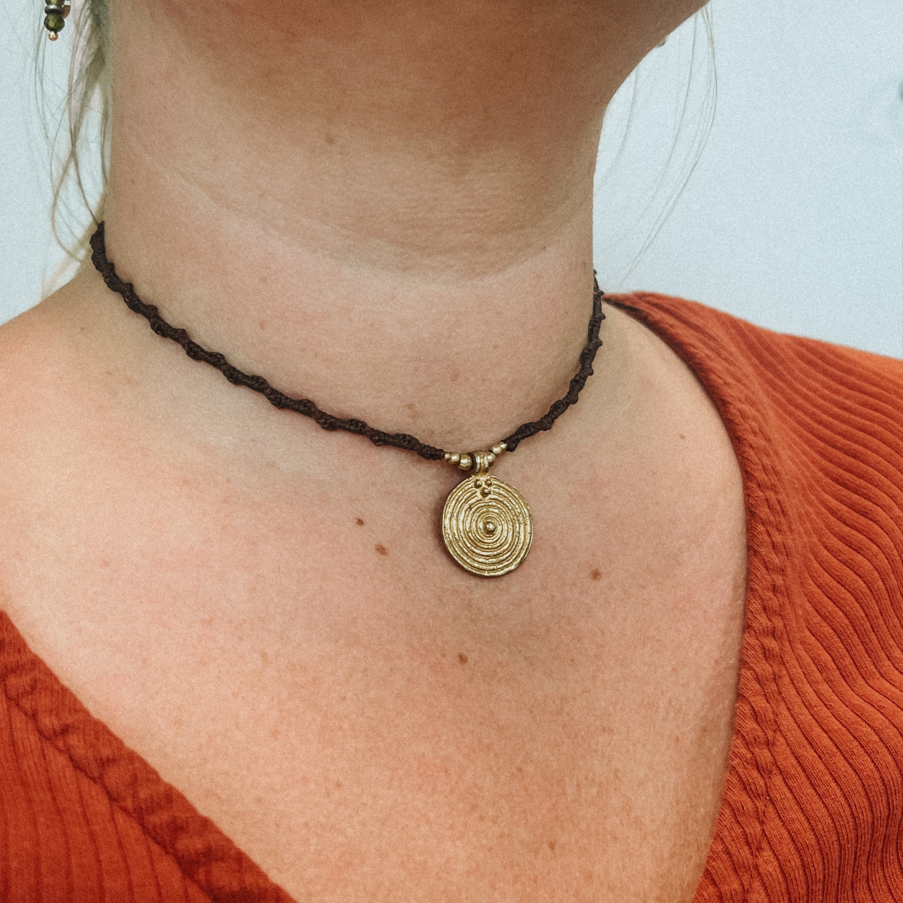 Halskette mit Lebensspirale