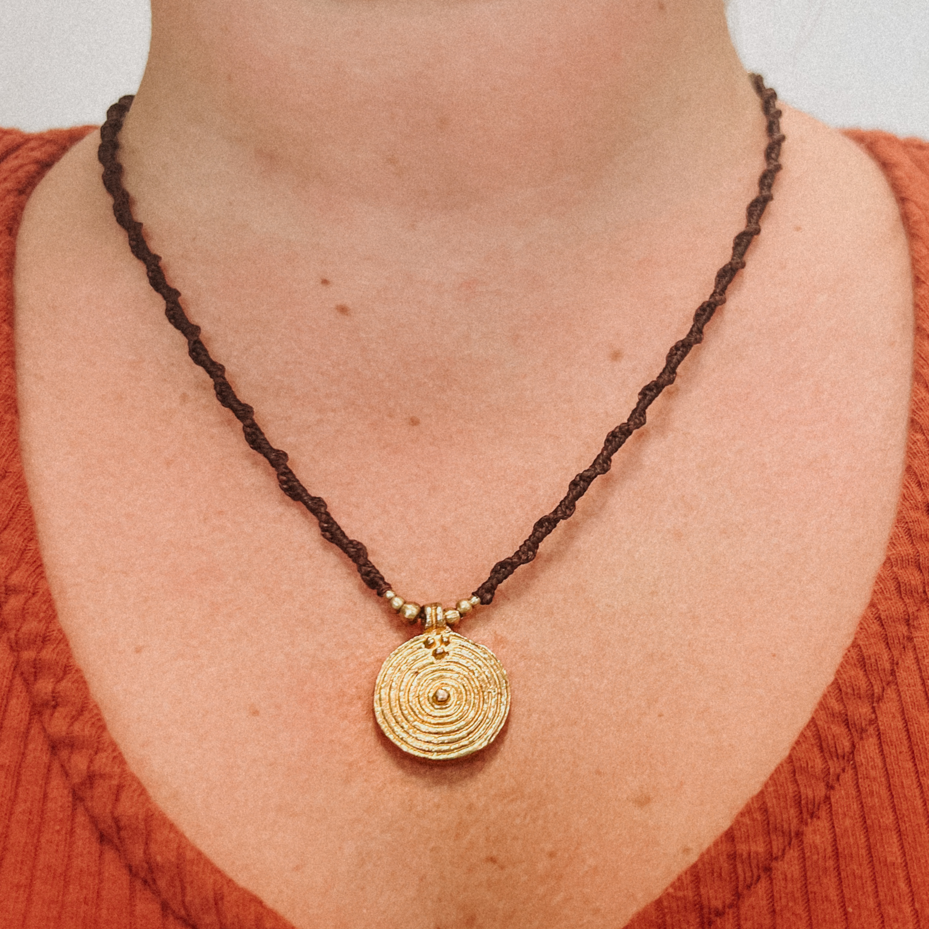 Halskette mit Lebensspirale