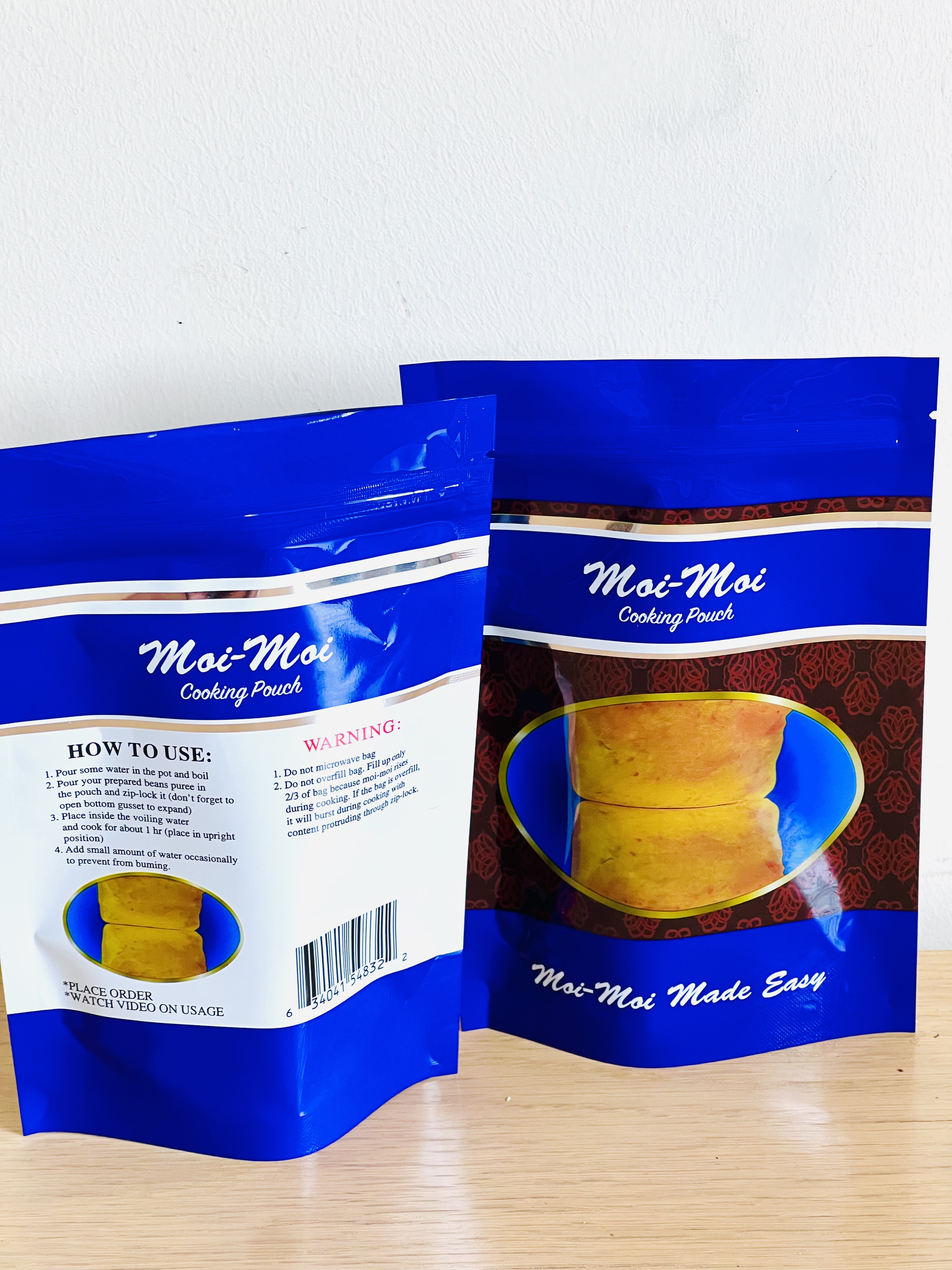75pcs Reusable Moi-Moi Cooking Pouch. Plus 120g Crunchy Kulikuli free!