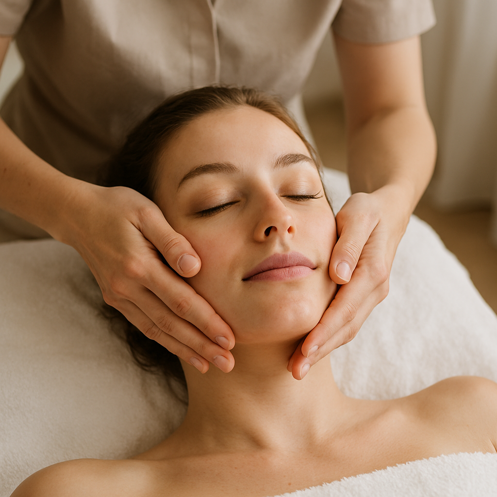 Gesichtsmassage