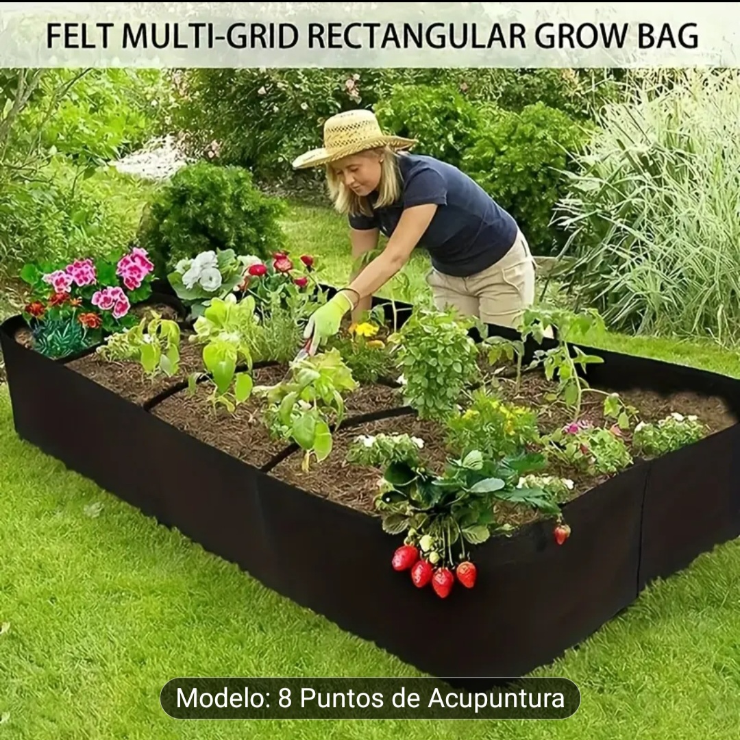 Kit de jardín elevado para siembra en rejillas de gran tamaño