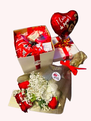 Caja de regalo romántica