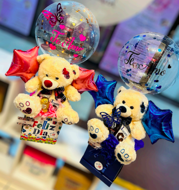 Regalo Te amo + Oso de Peluche