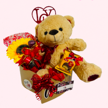 Caja Corazón + Girasol