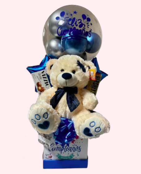 Feliz Cumpleaños Oso de Peluche 35 cm