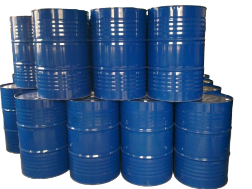 Barriles metálicos azules