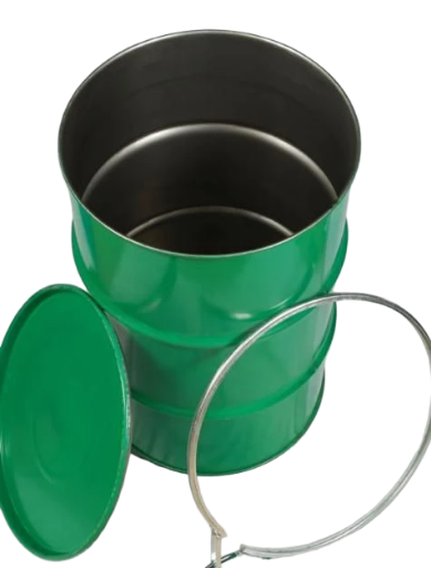 Tambor metálico Tapa y aro de 55 galones