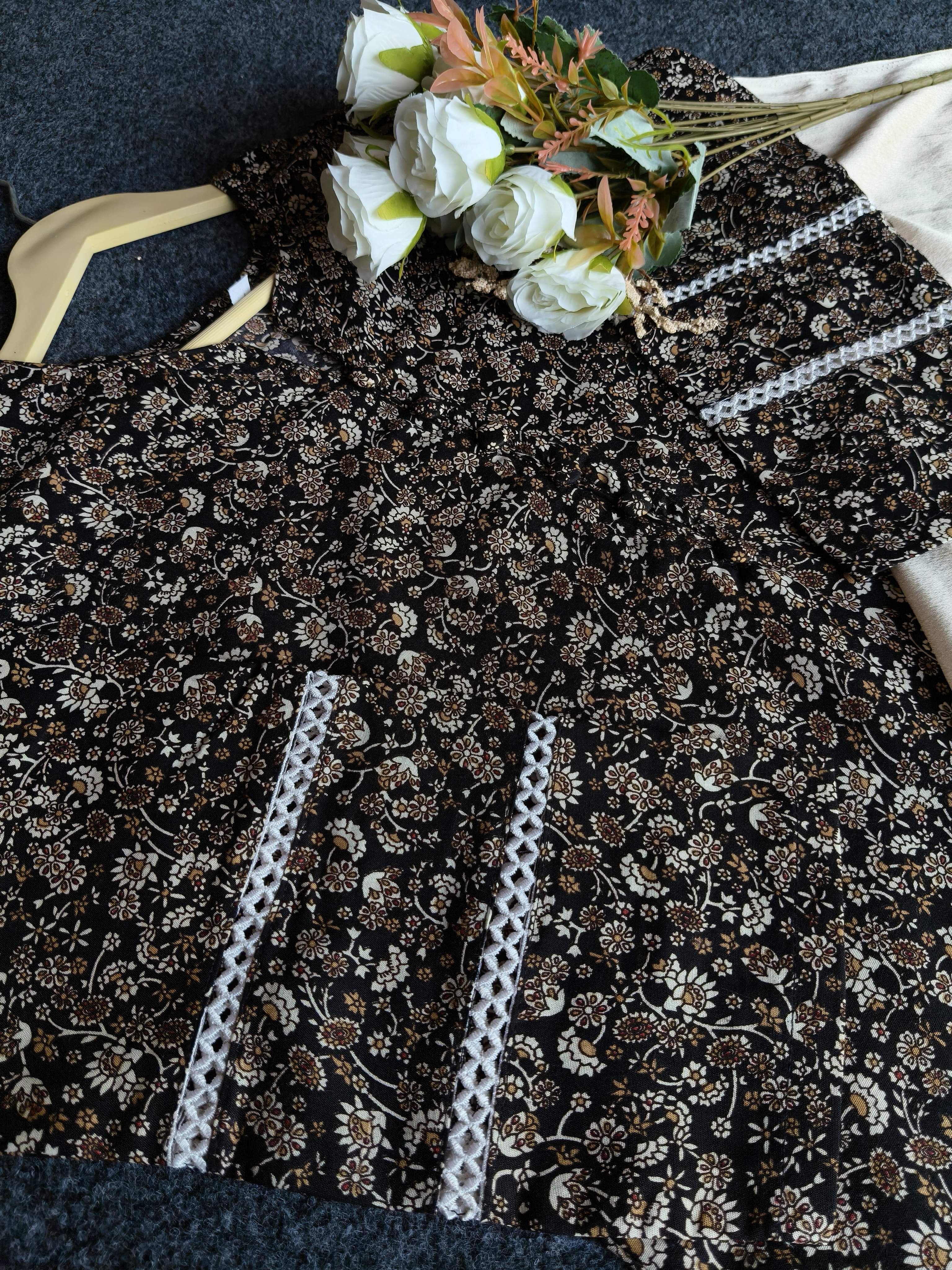 Black Printed Women's Dress