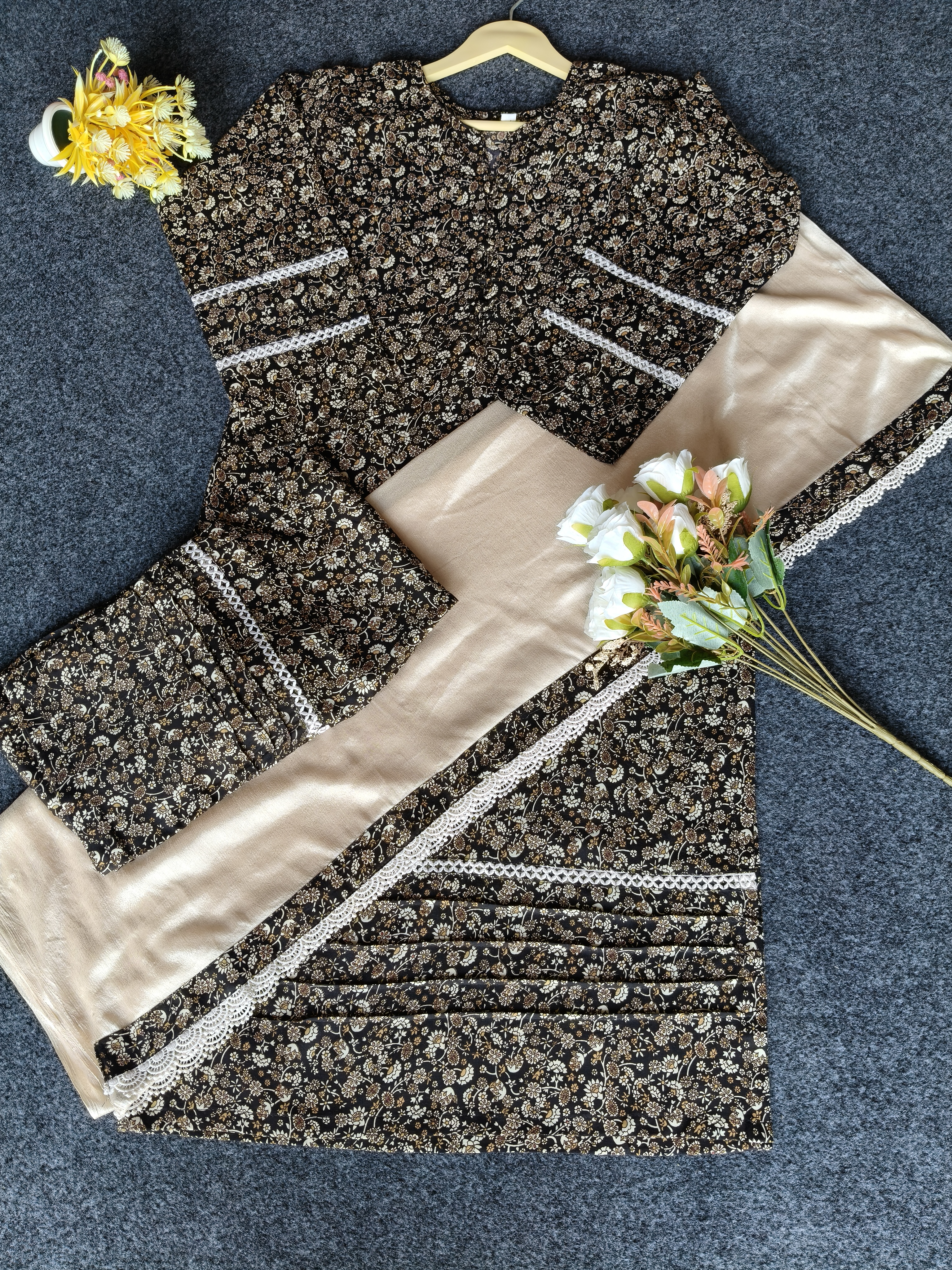 Black Printed Women's Dress