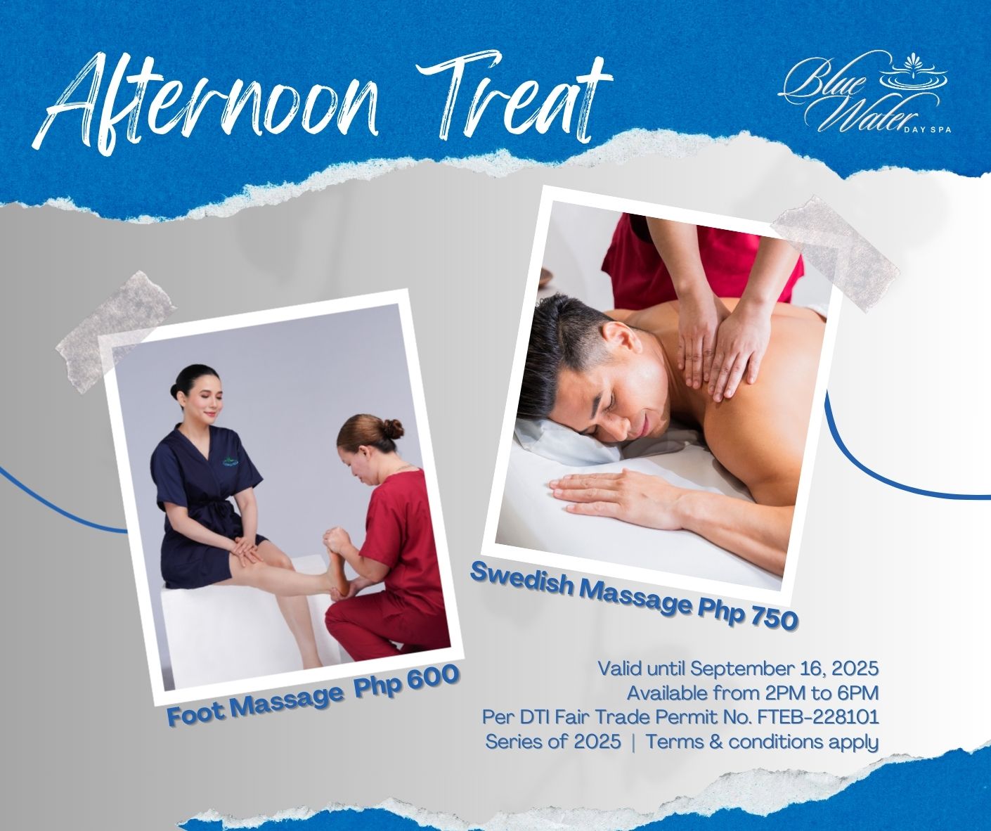 Bluewater Day Spa Manila – Affordable Luxury Massage & Wellness