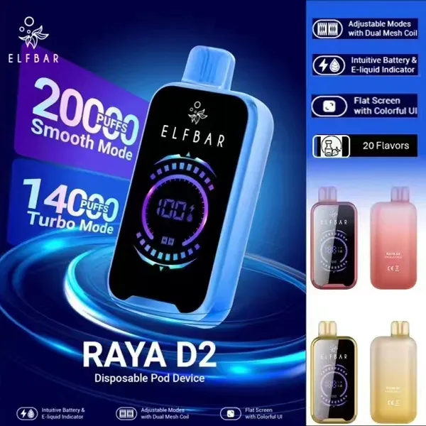 ELFBAR Raya D2 20000 PUFF Disposable 