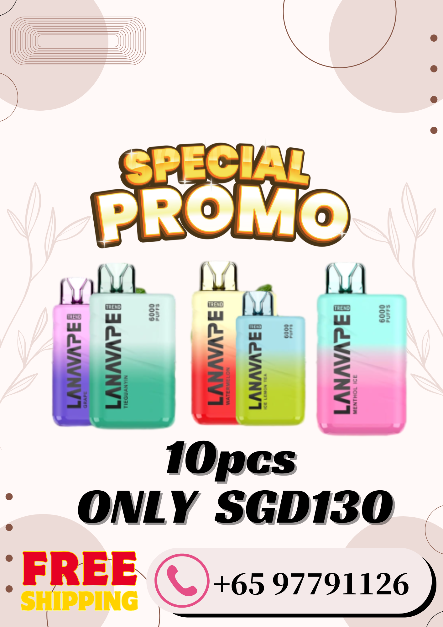 LANA TREND 6000 PUFF BUNDLE
