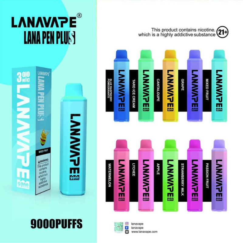 Lanapen plus 9000 Puff Disposable 