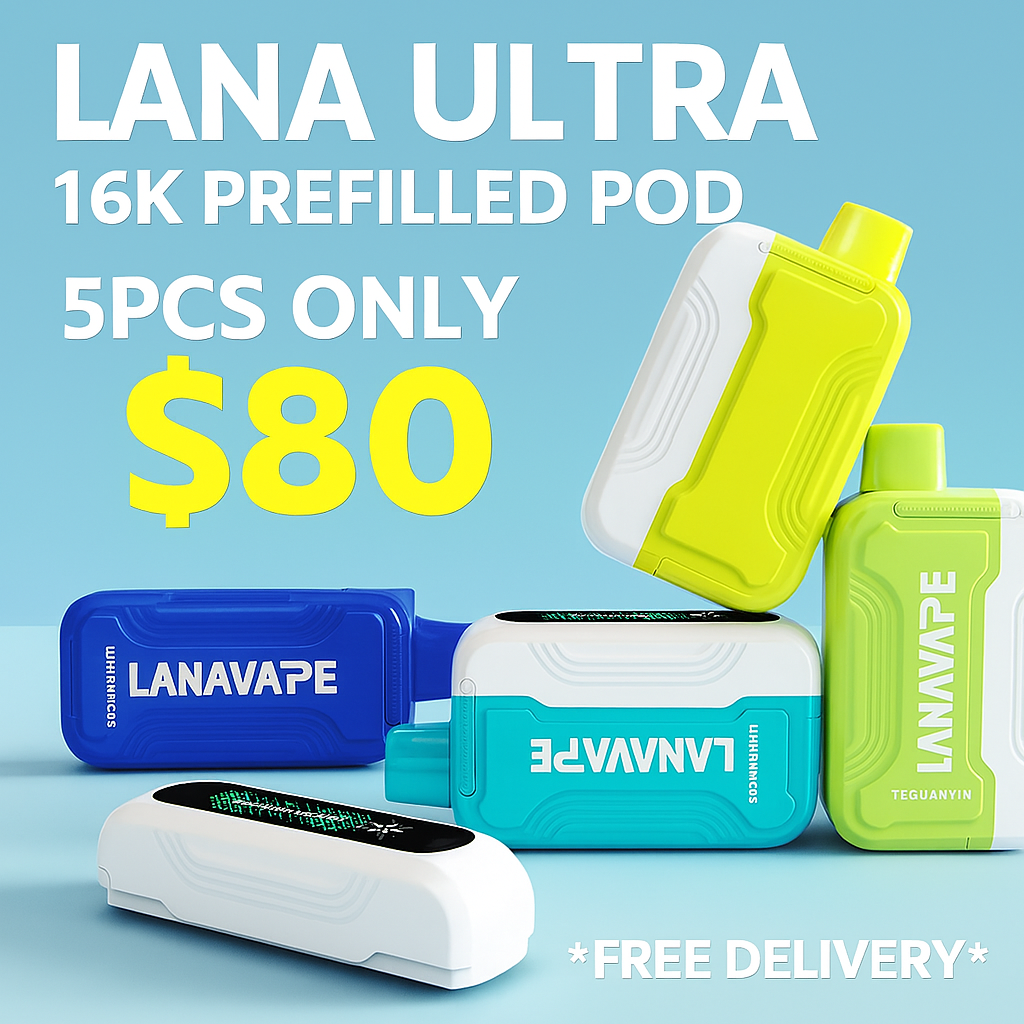 5PCS LANA ULTRA 16K PREFILLED POD 