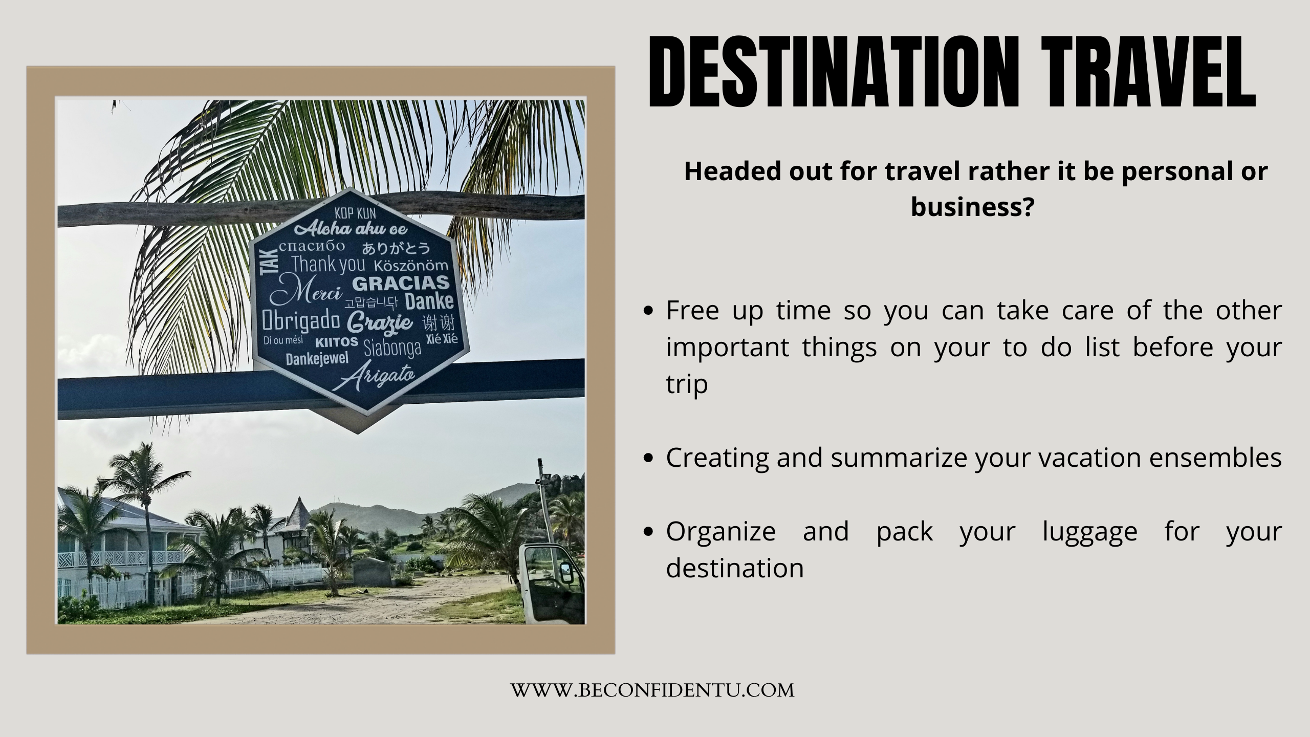 Destination Travel Packing Service