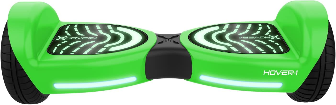 Hover-1 Rocket Electric Self Balancing Scooter with 6.5” LED Light-Up Wheels, Dual 160W Motors