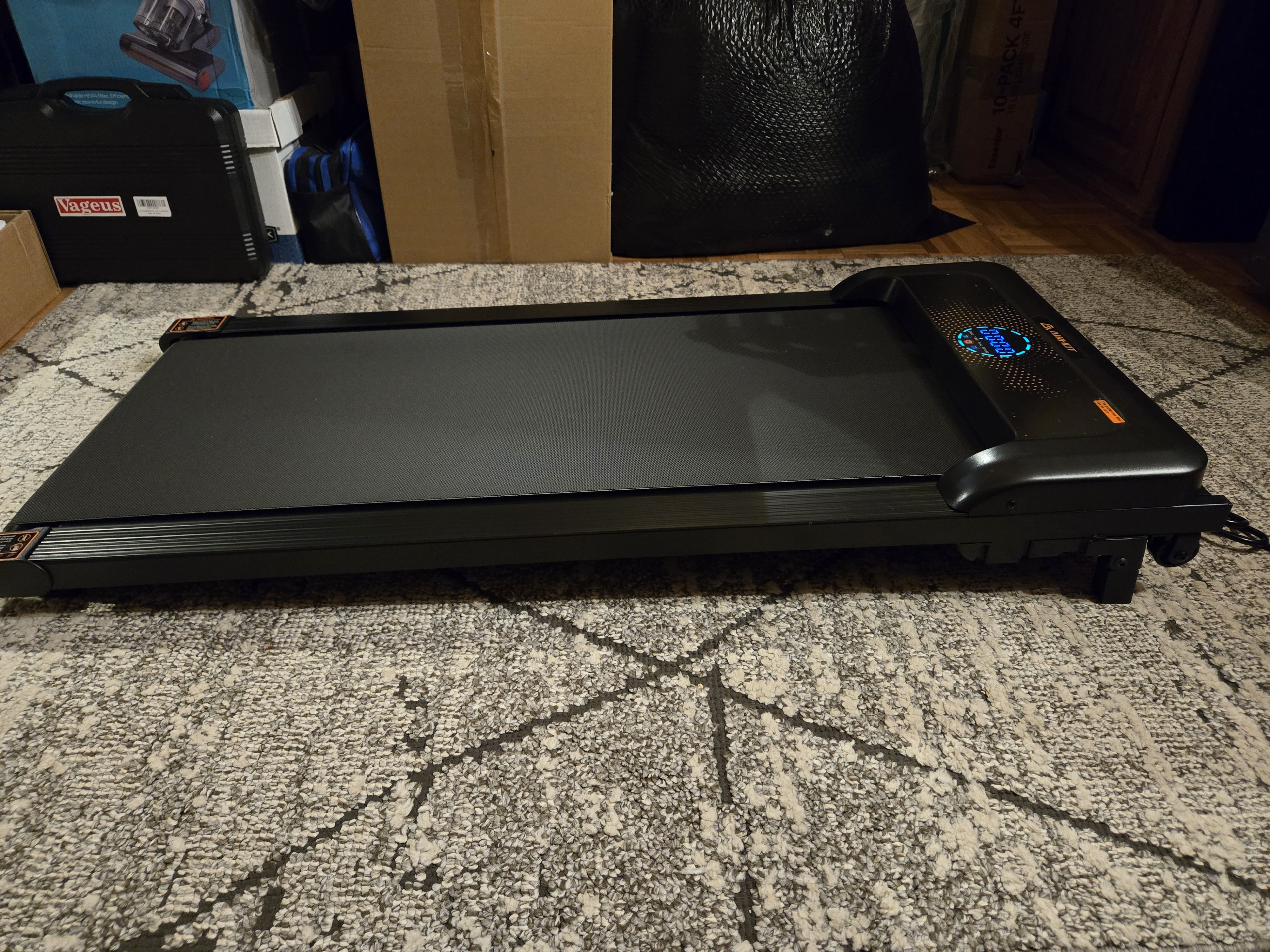 Airhot Under Desk Treadmill, Walking Pad W/ Incline 2.5HP Portable Treadmills 265LB Capacity
