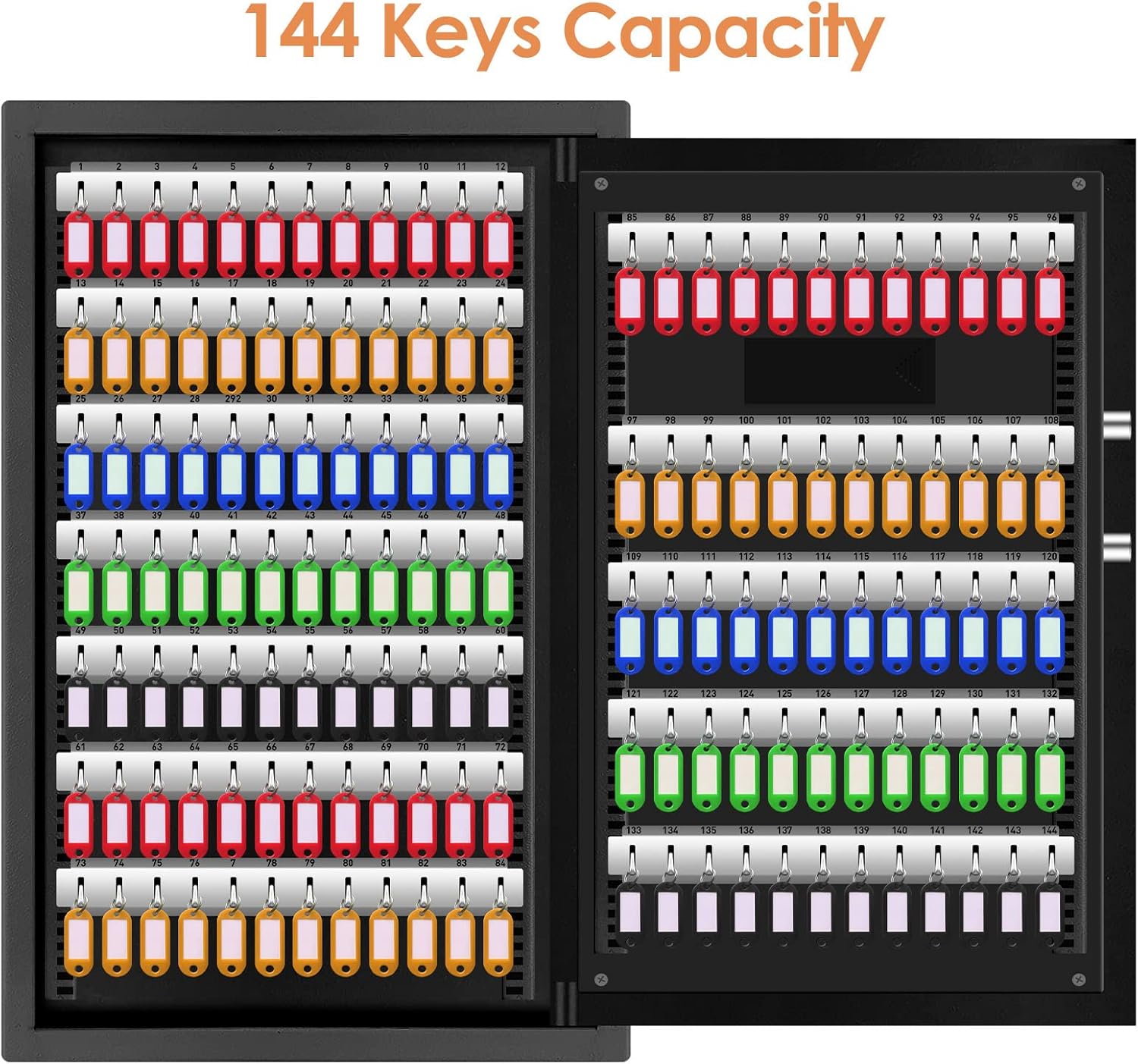 Aprxuvot 160 Position Large Key Box Wall Mount with Digital Lock