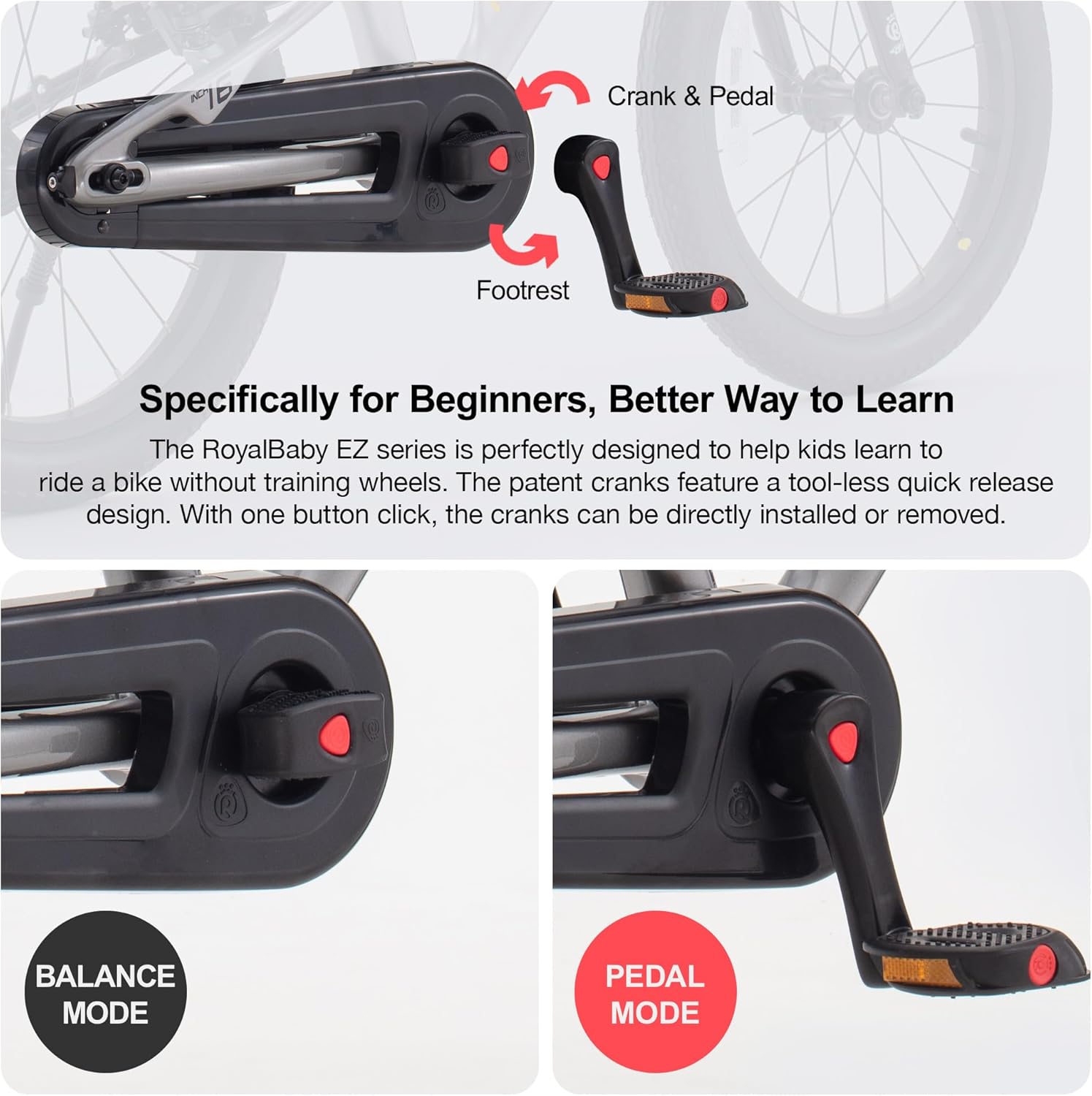 RoyalBaby Astro Magnesium EZ-Shark Ultra-Light Kids Bike Alloy Sport Bicycle 16-Inch Wheel