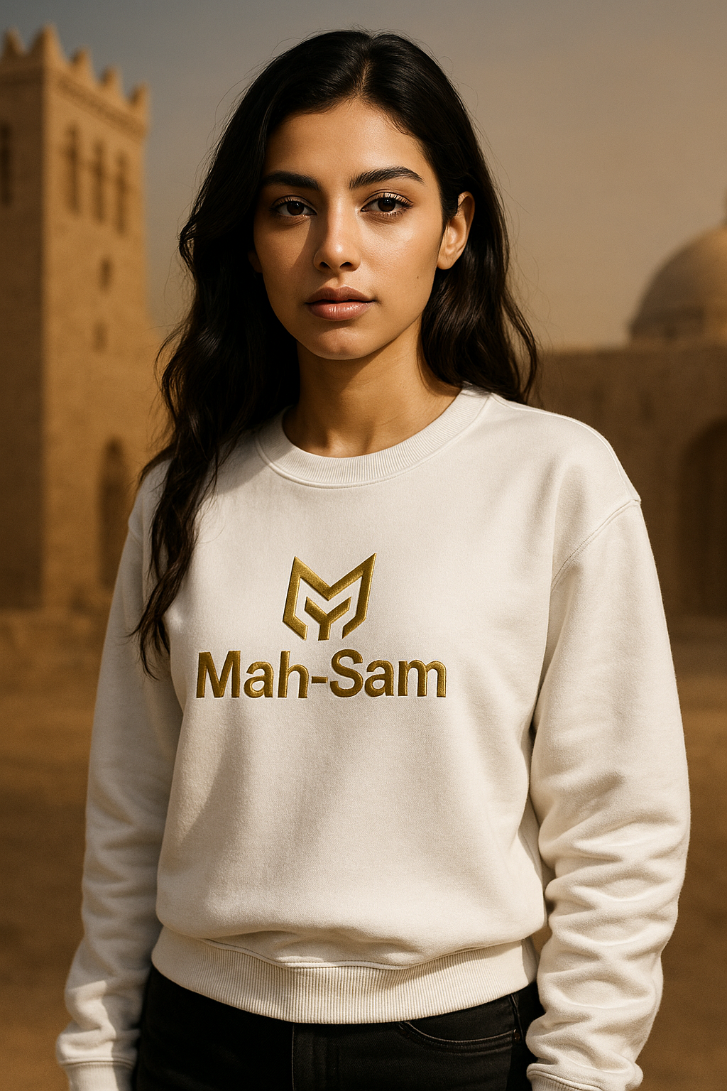 Mah-Sam™ Premium Crewneck Sweatshirt for Women