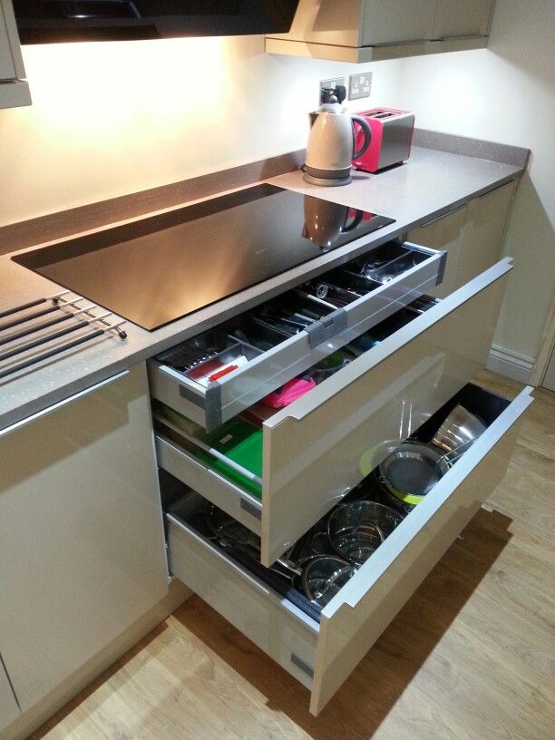 Modern kitchen drawer set