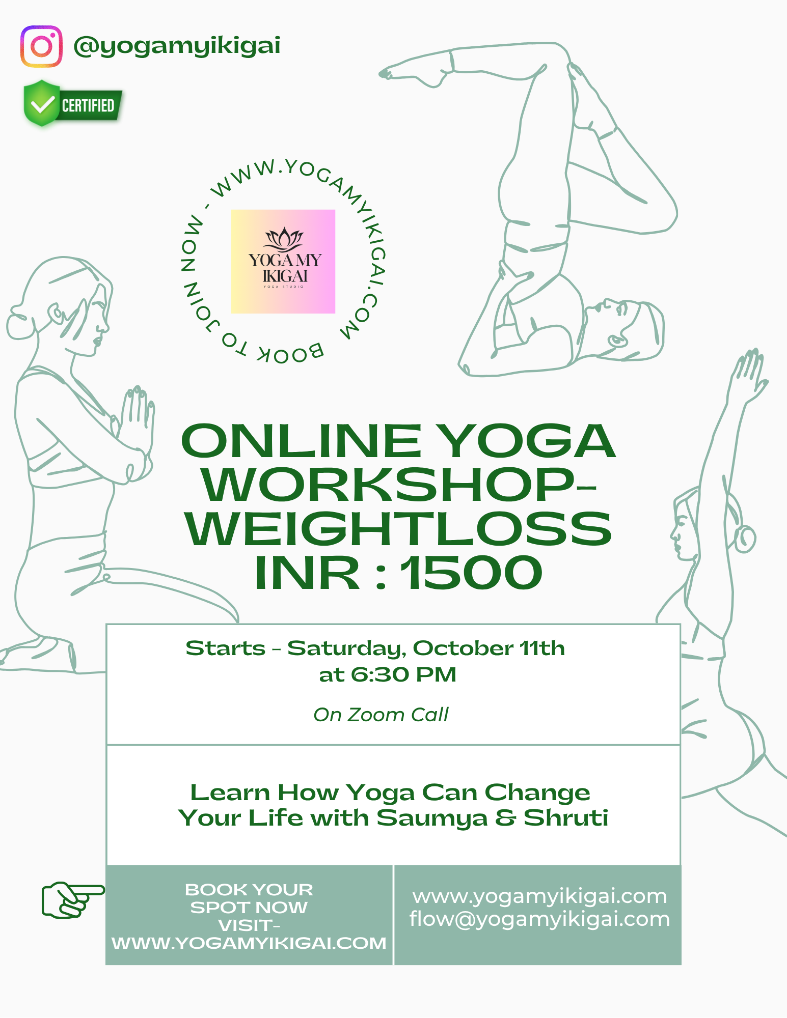 Online Yoga Workshop - Weightloss