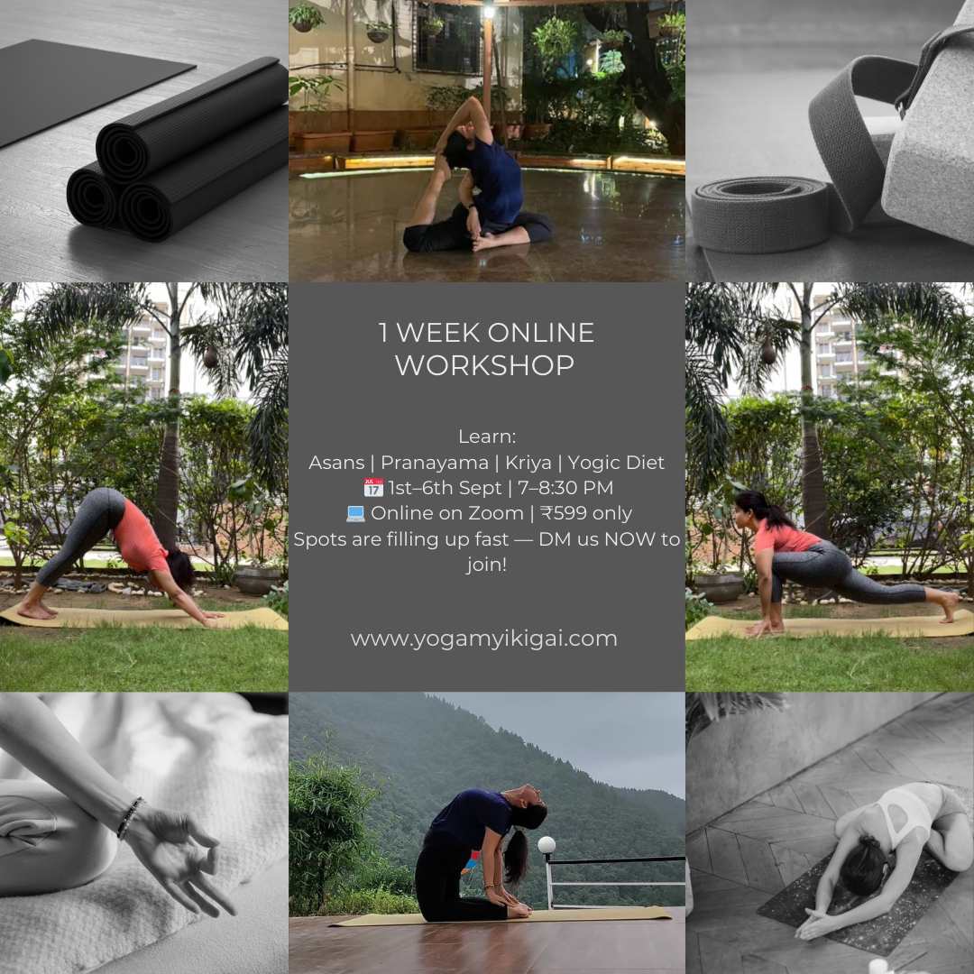 1 Week Online Yoga Workshop - OUT OF STOCK