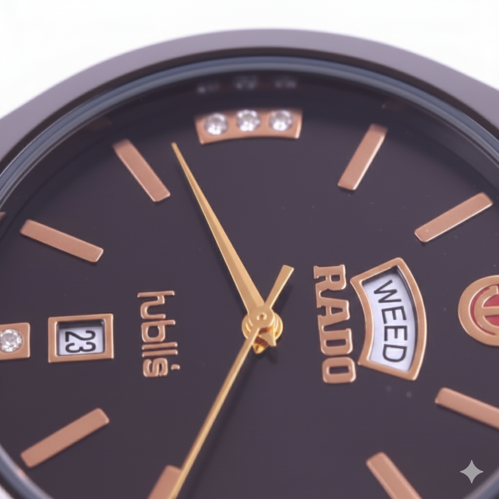 Shadow Monarch-Rado Jubile Black and Gold Wrist Watch