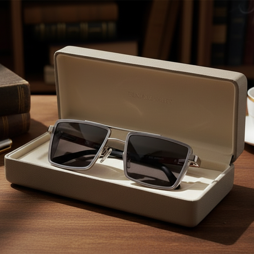 Arvon-Stylish Rectangular Sunglasses