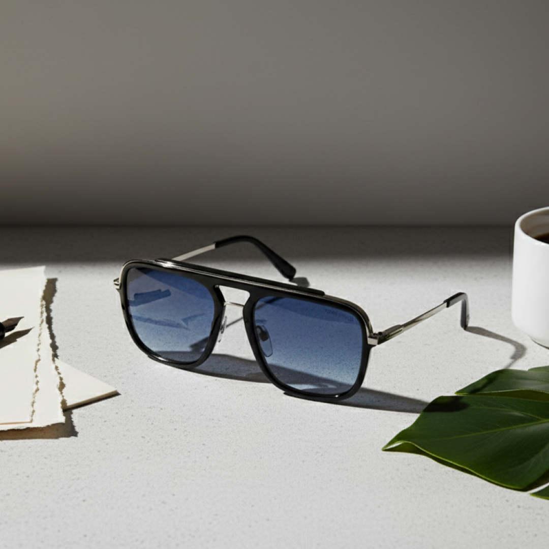 Skye-Aviator Style Sunglasses