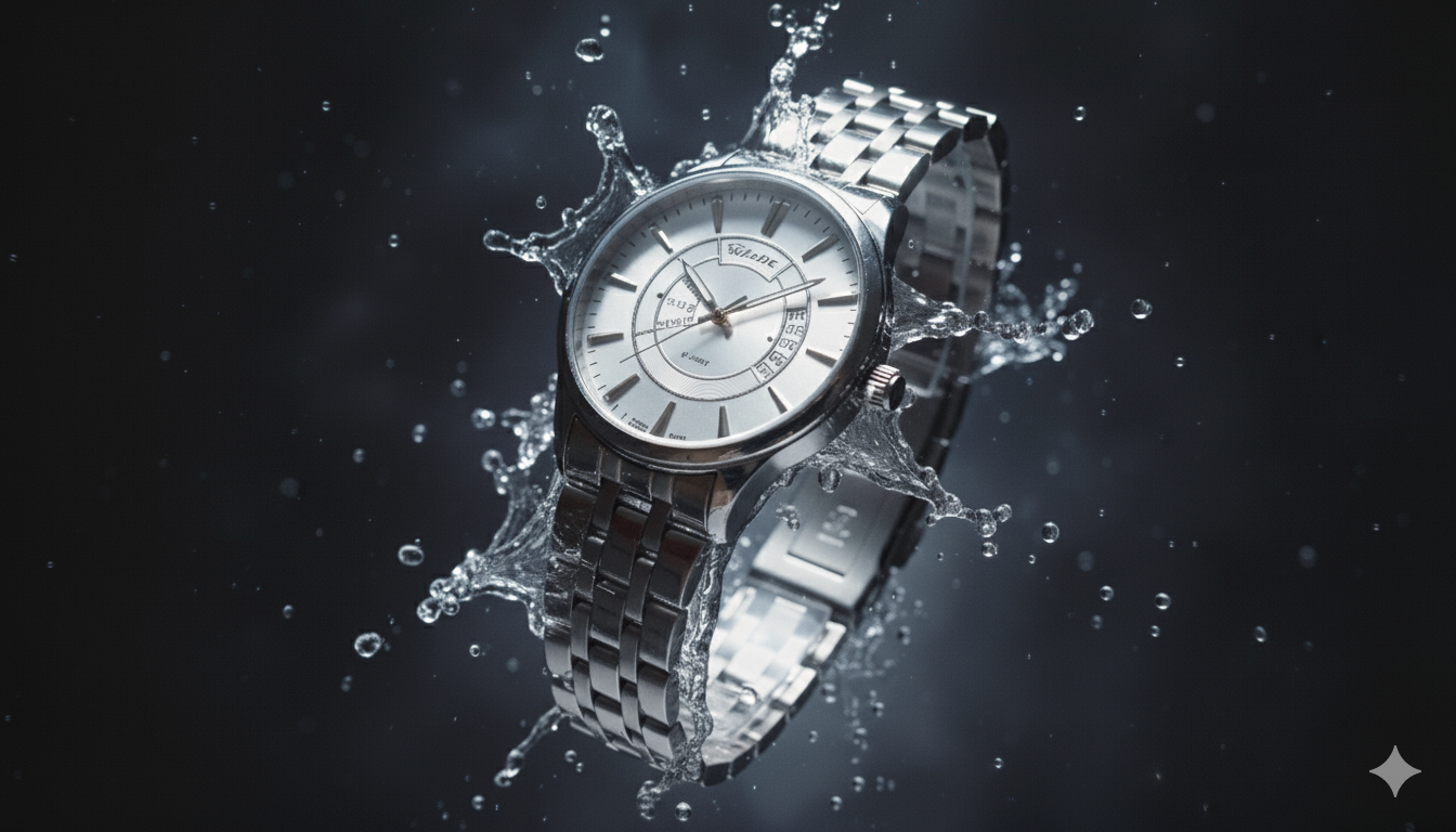 Crystal Silver-Luxury Stainless Steel Watch