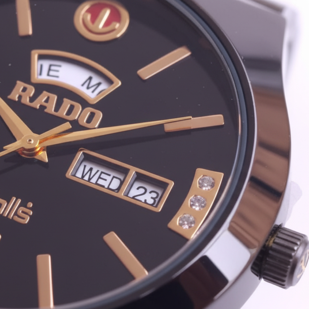 Shadow Monarch-Rado Jubile Black and Gold Wrist Watch