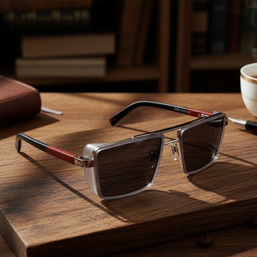 Arvon-Stylish Rectangular Sunglasses