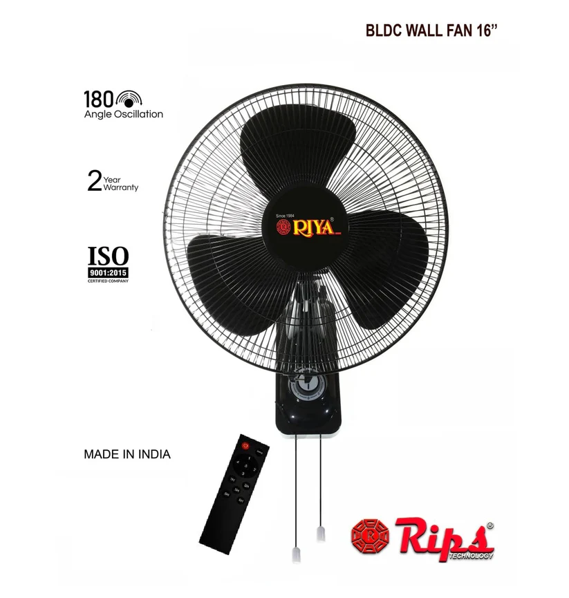 AC WALL FAN 16'' With / Without Remote
